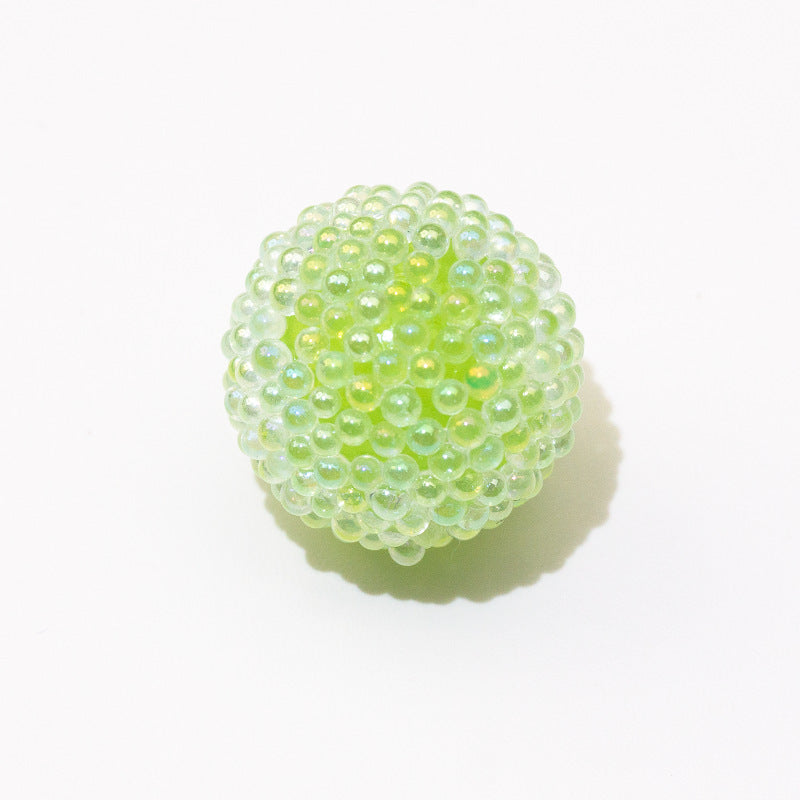 Wholesale 10PCS DIY Sugar Beads Loose Beads Transparent Jelly Through Hole Beads